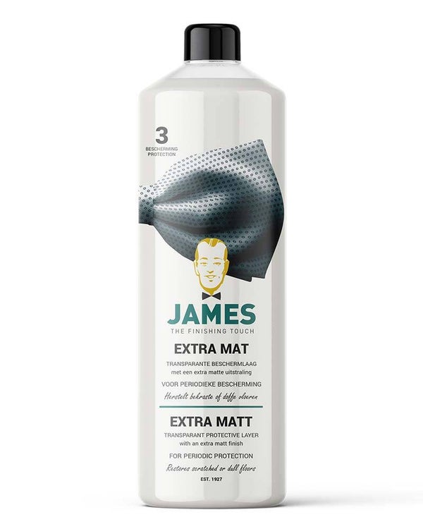 James Extra Mat geeft een extra matte beschermlaag!!