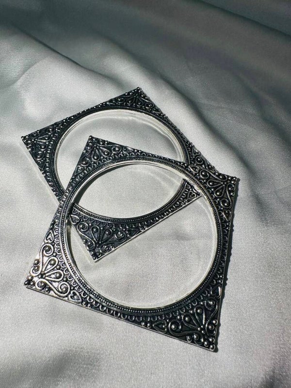 Ornate Antique Silver Statement Bracelet