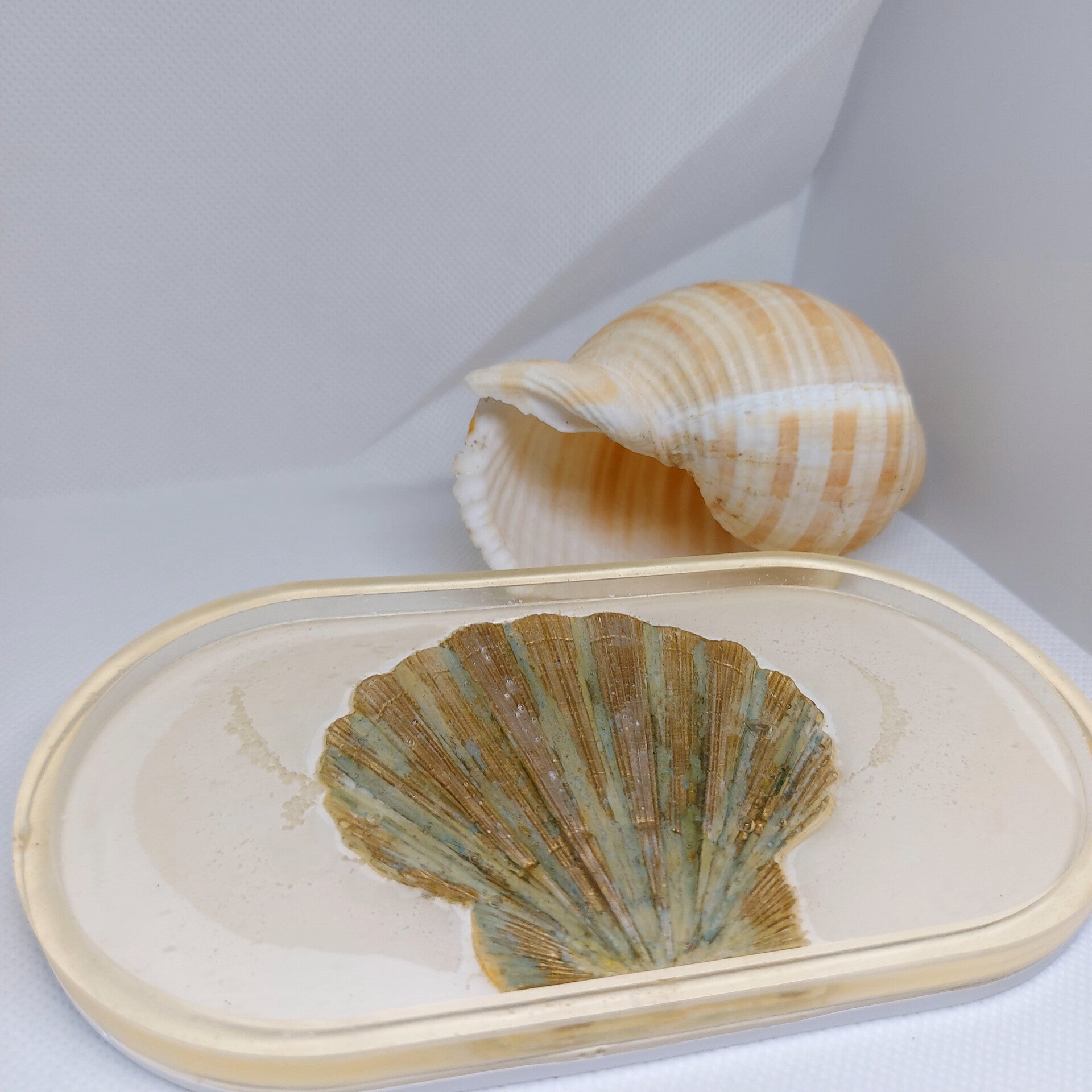 vassoio piccolo in resina e polvere di ceramica