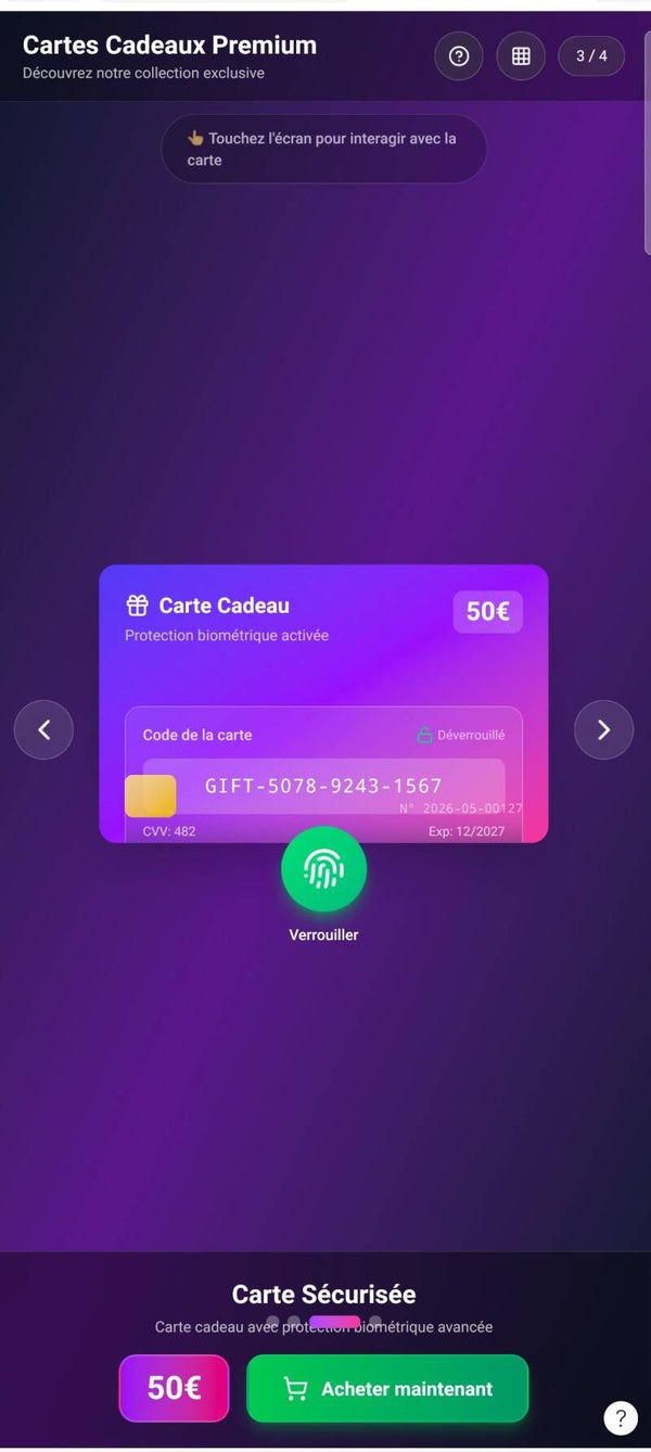 Carte interactive
