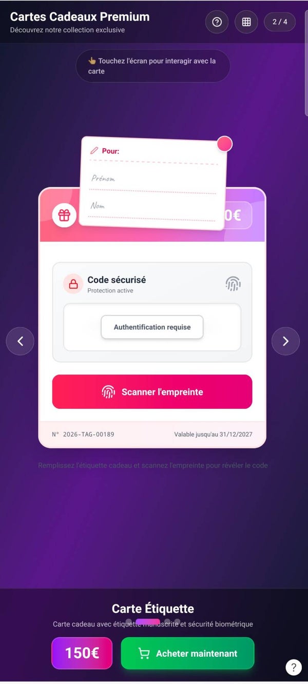 Carte cadeau 🎁