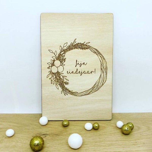 Wenskaart Fijn Eindejaar