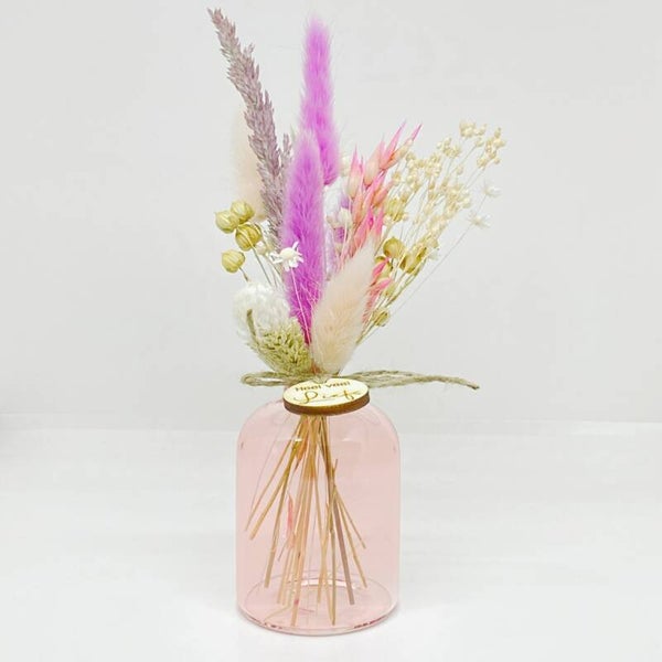 Vaasje droogbloemen