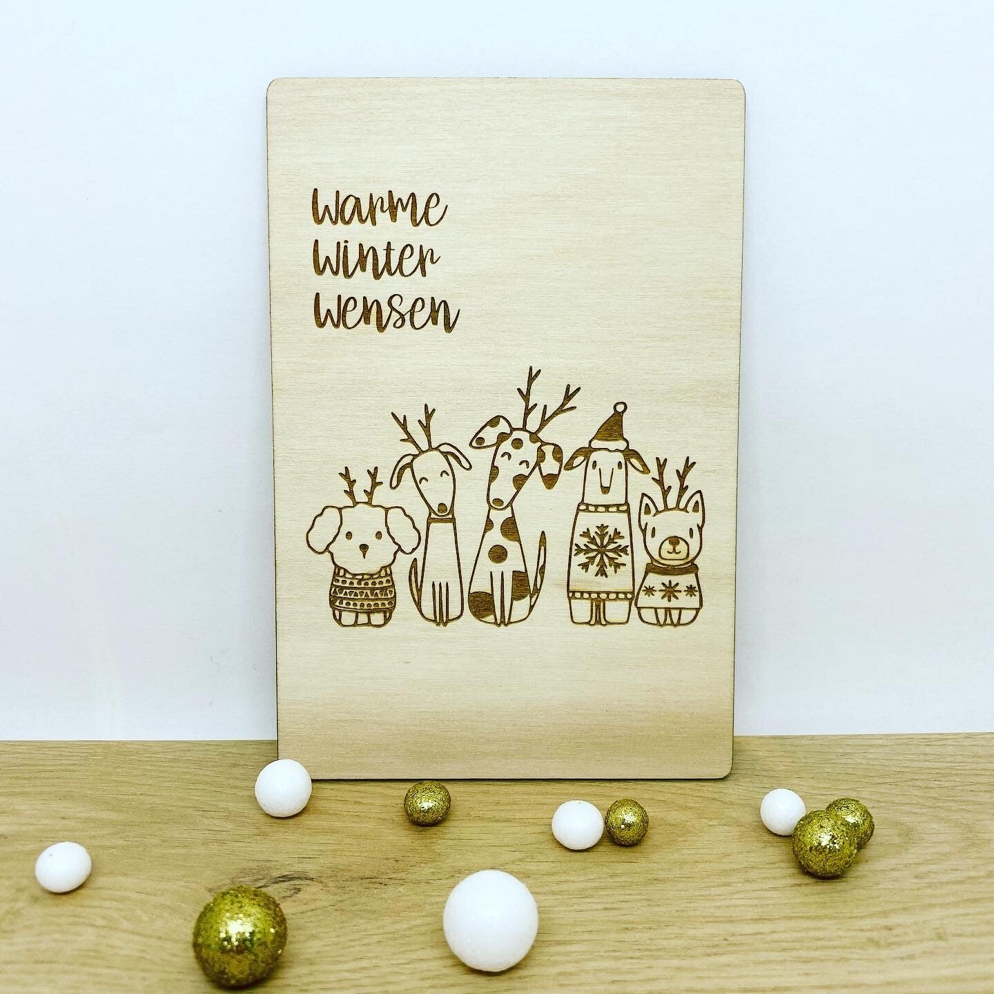 Wenskaart Warme Winter Wensen