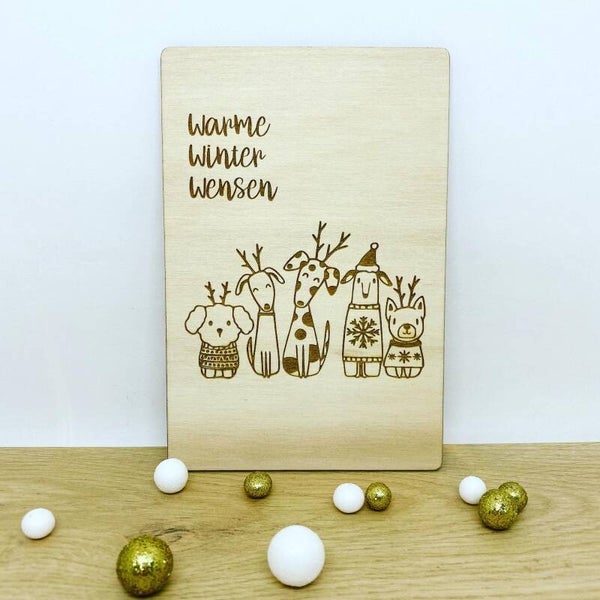 Wenskaart Warme Winter Wensen