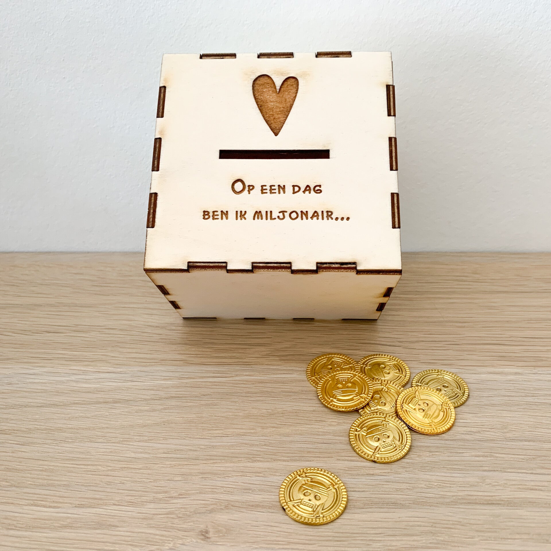 Spaarpot gepersonaliseerd