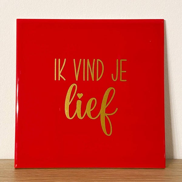 Tegel - Ik vind je lief