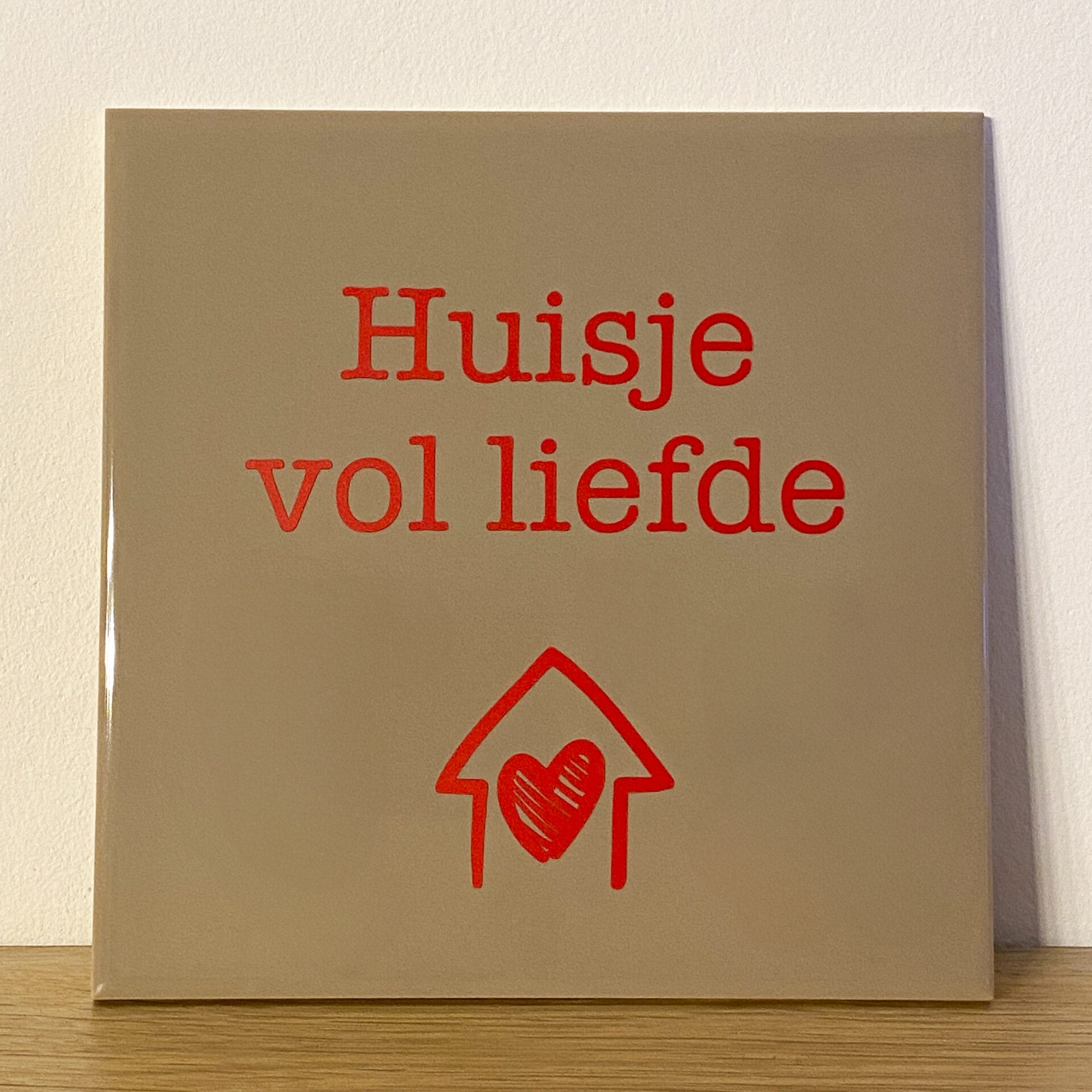 Tegel - Huisje liefde
