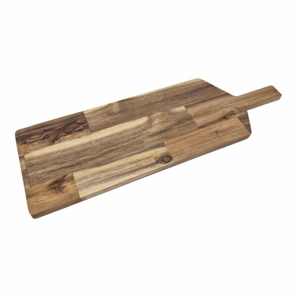 Lange borrelplank in acaciahout