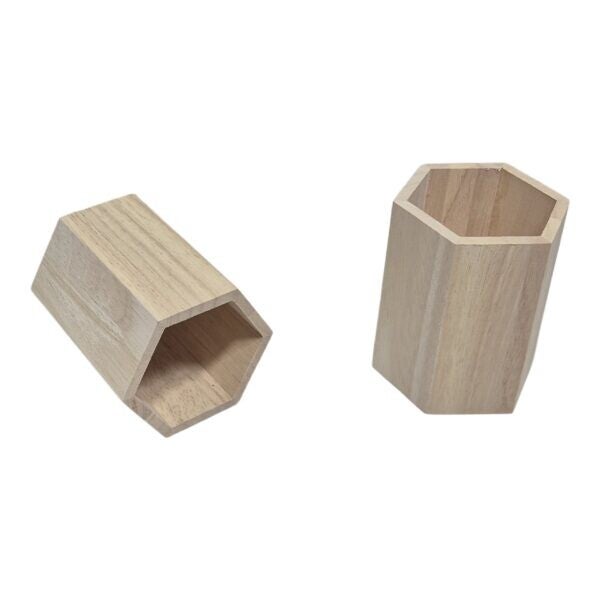 Pennenbakje vierkant of zeskant