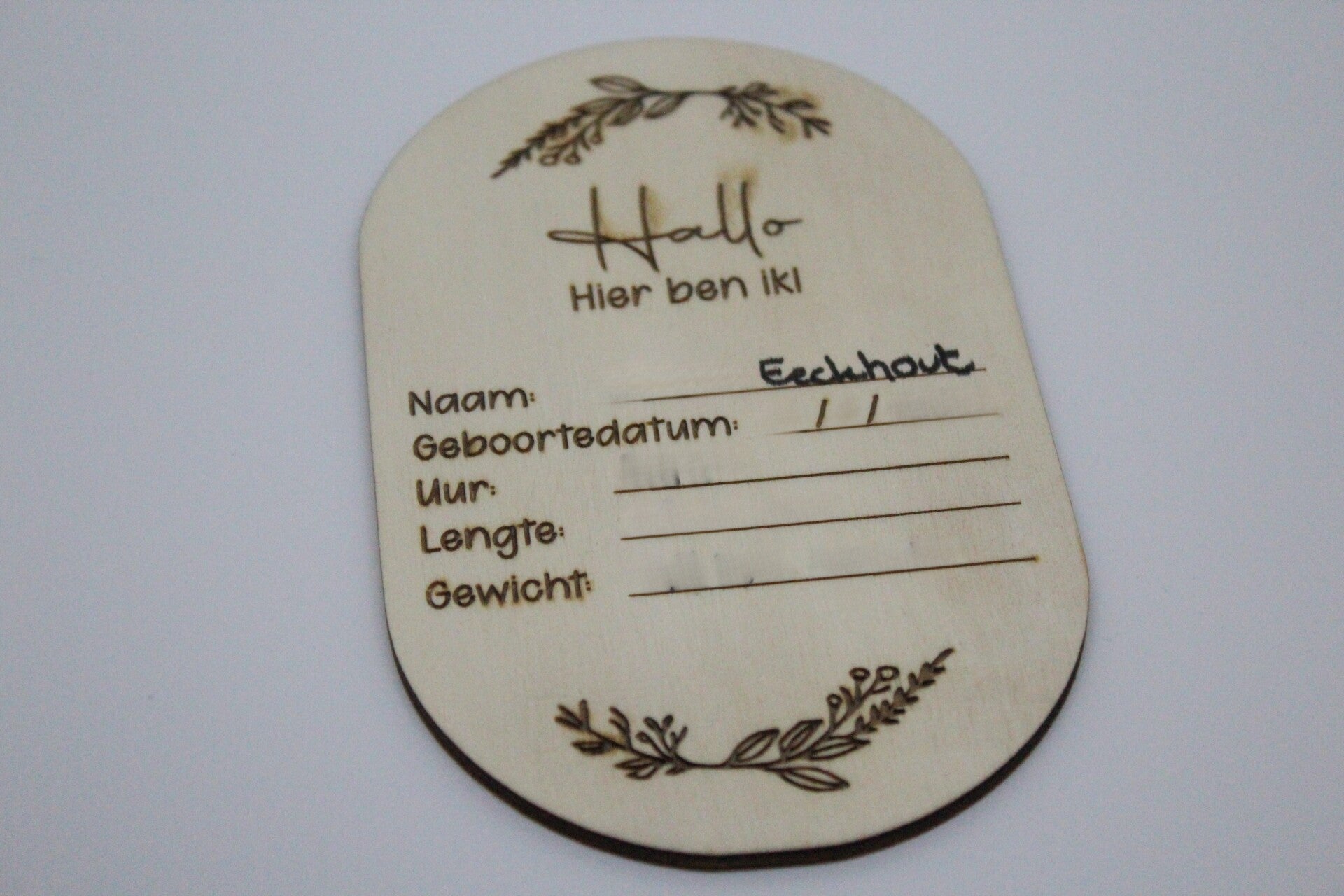 Geboorteaankondiging