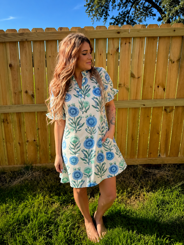 Blue Fields Dress