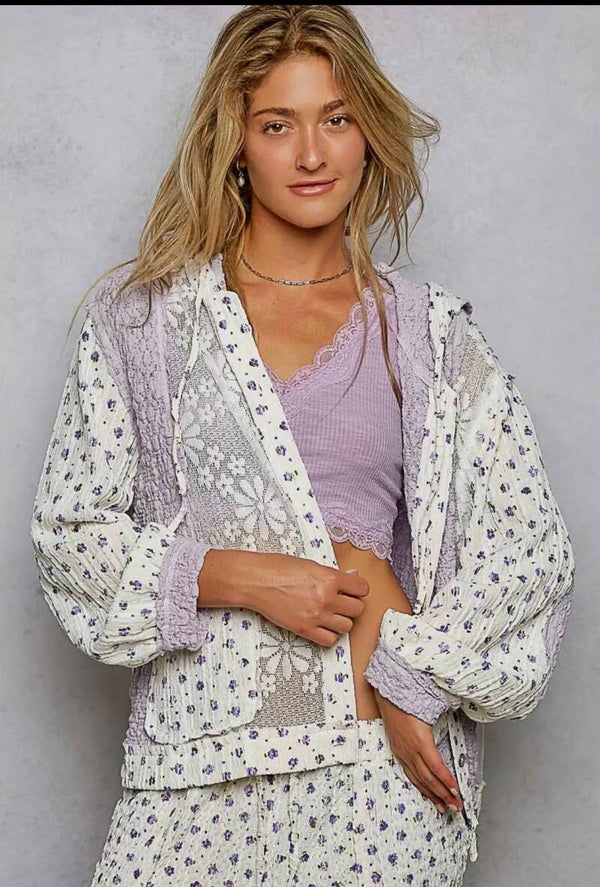 Lavender lace jacket
