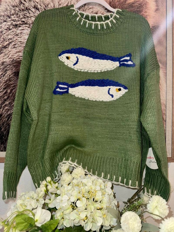 Fish sweater