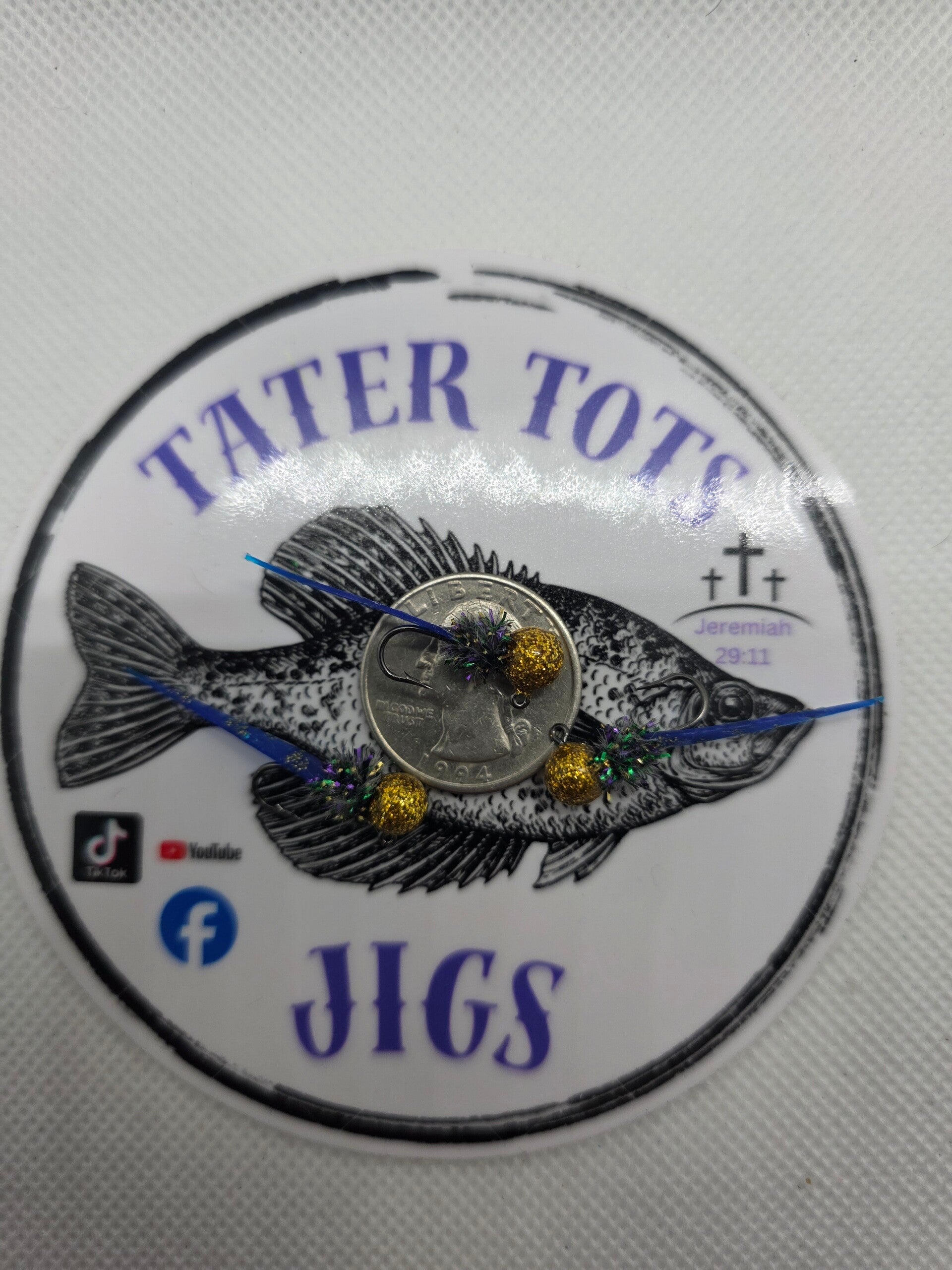 1/16 Micro Mardi Gras on #8 J-Hook