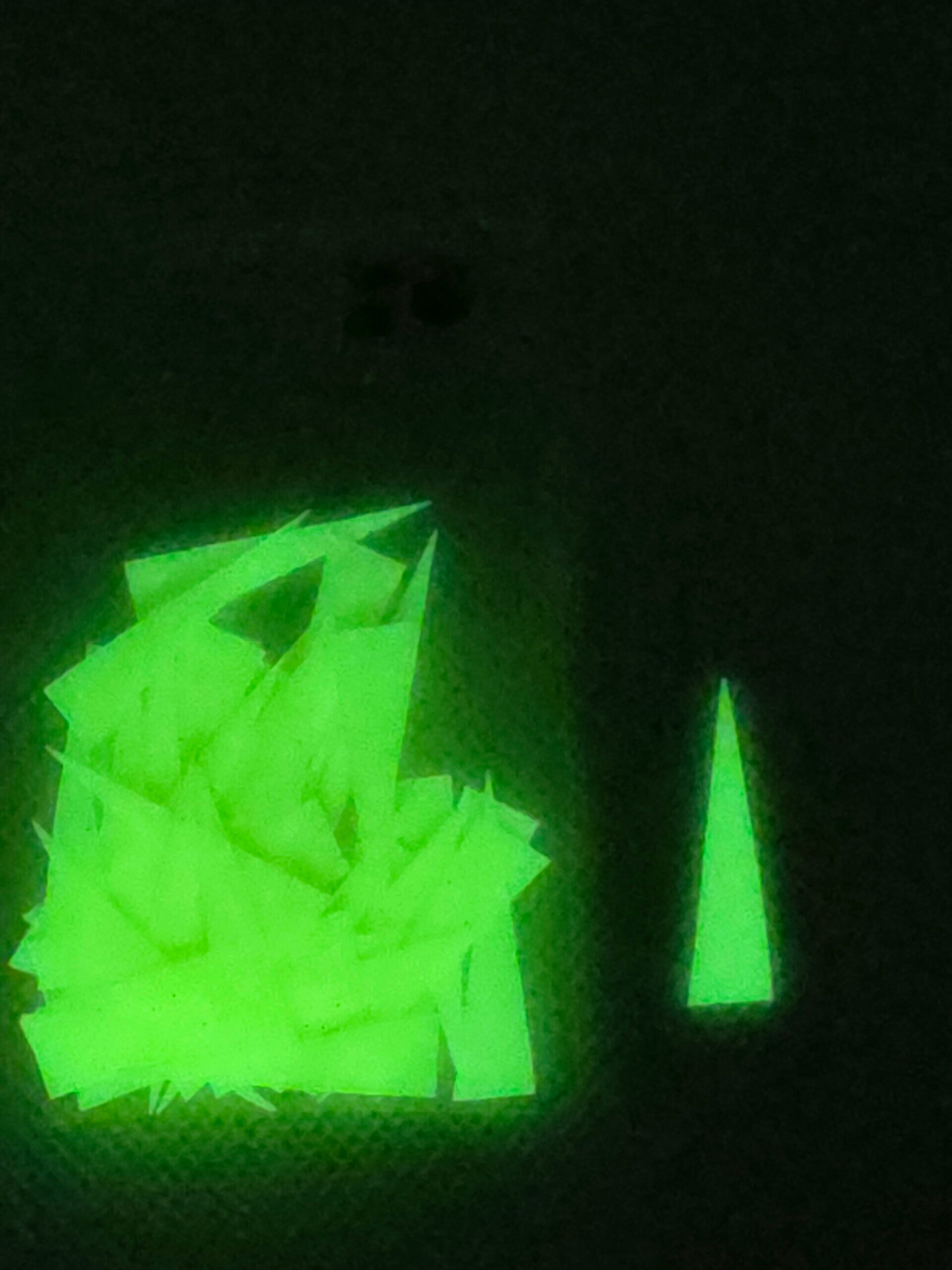 50 pack Glow Geeen Chartreuse Stub wedge