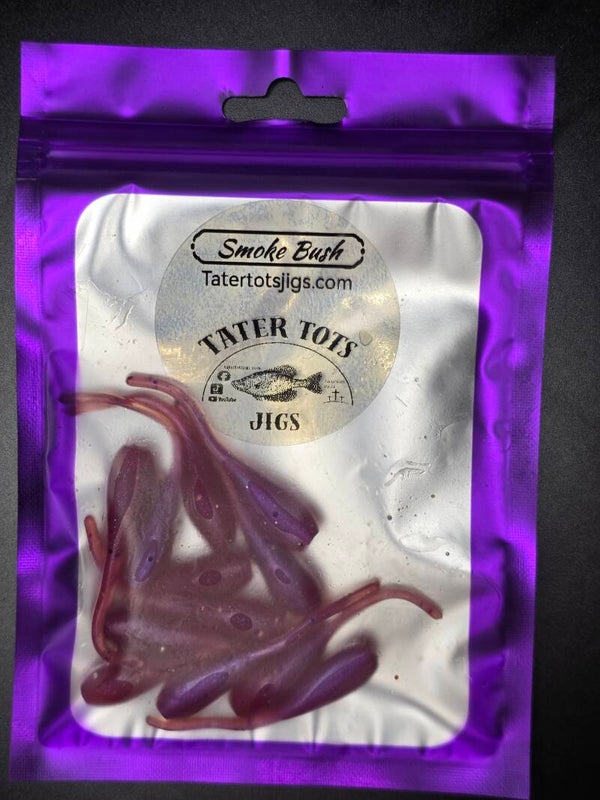 2" Smoked Bush Crappie Slayer Multi-Color Scented