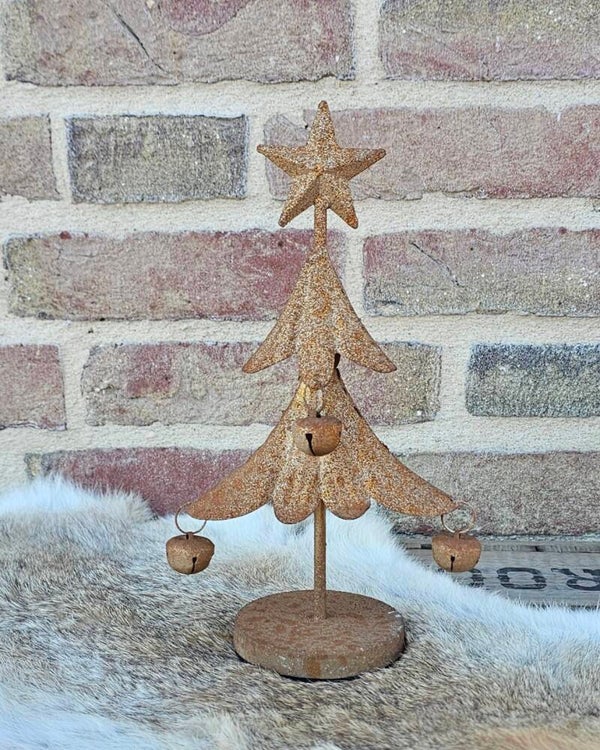 kerstboom met belletjes klein