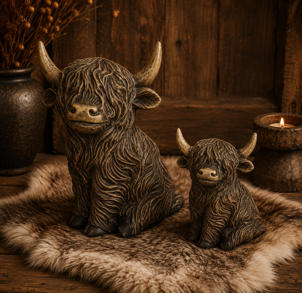 Set Schotse hooglanders