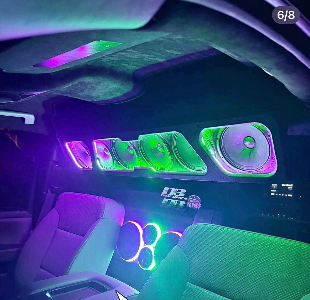 (OG) (6) 6.5” Speaker Rack