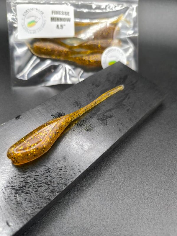 FINESSE MINNOW 4.5" X6 MOTOR OIL