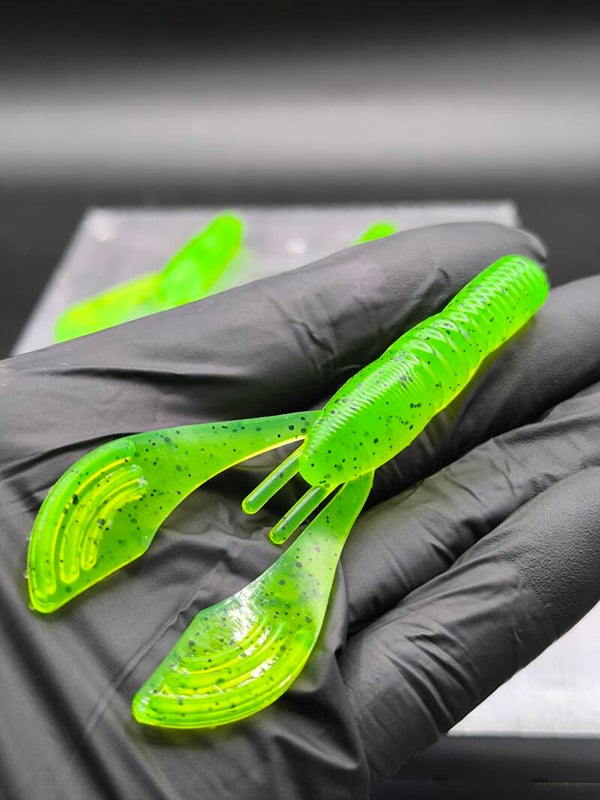 STRONG CRAW 3.75" X5 CHARTREUX CLEAR