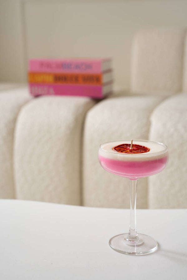 Cocktail kaars Pink Lady