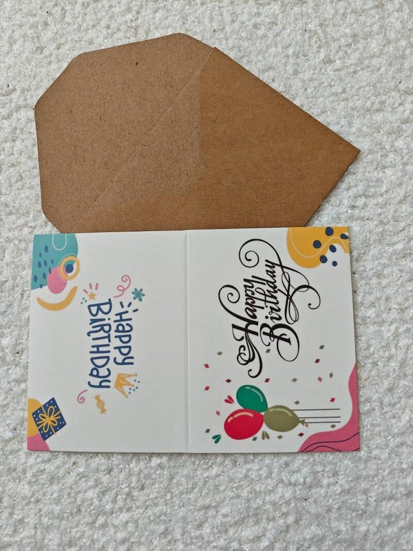 Verjaardagskaart happy birthday
