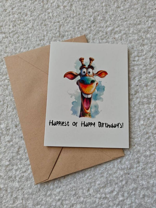 Verjaardagskaart happiest of happy birthday's