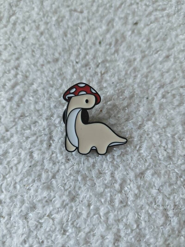 Paddenstoel dino pin