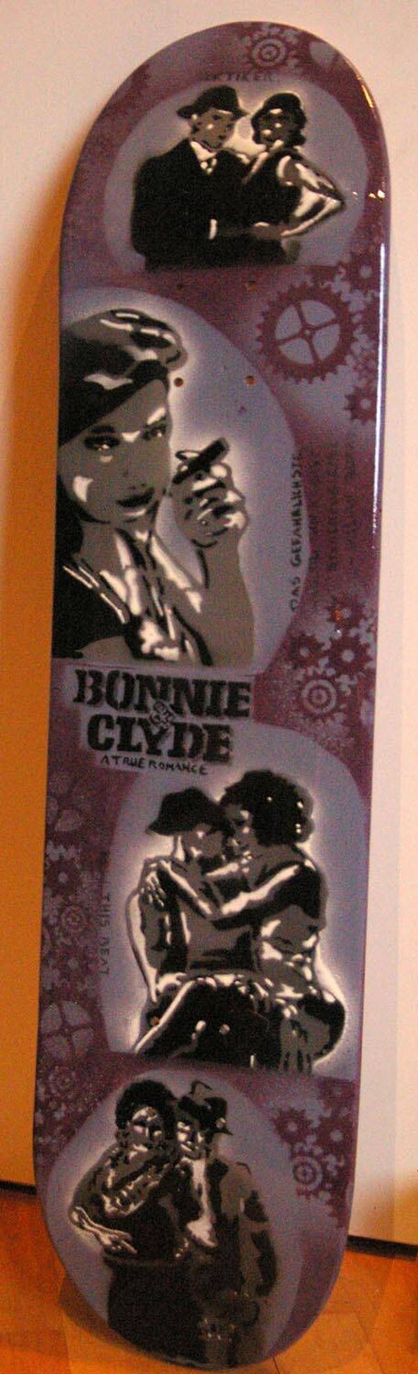 Skateboard Bonnie & Clyde