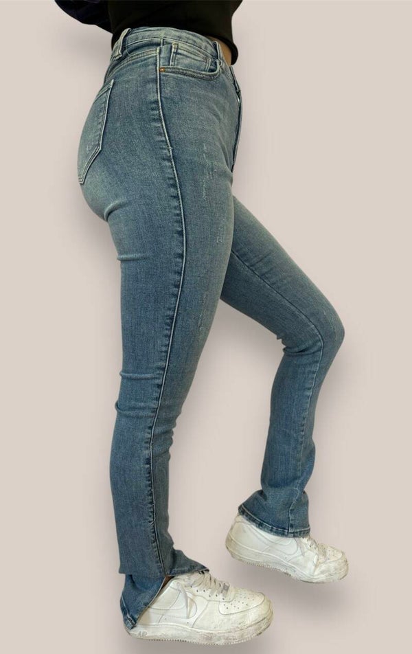 Rosa split jeans