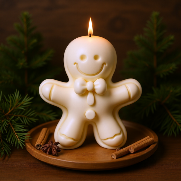 Bougie décorative Pain d'épices