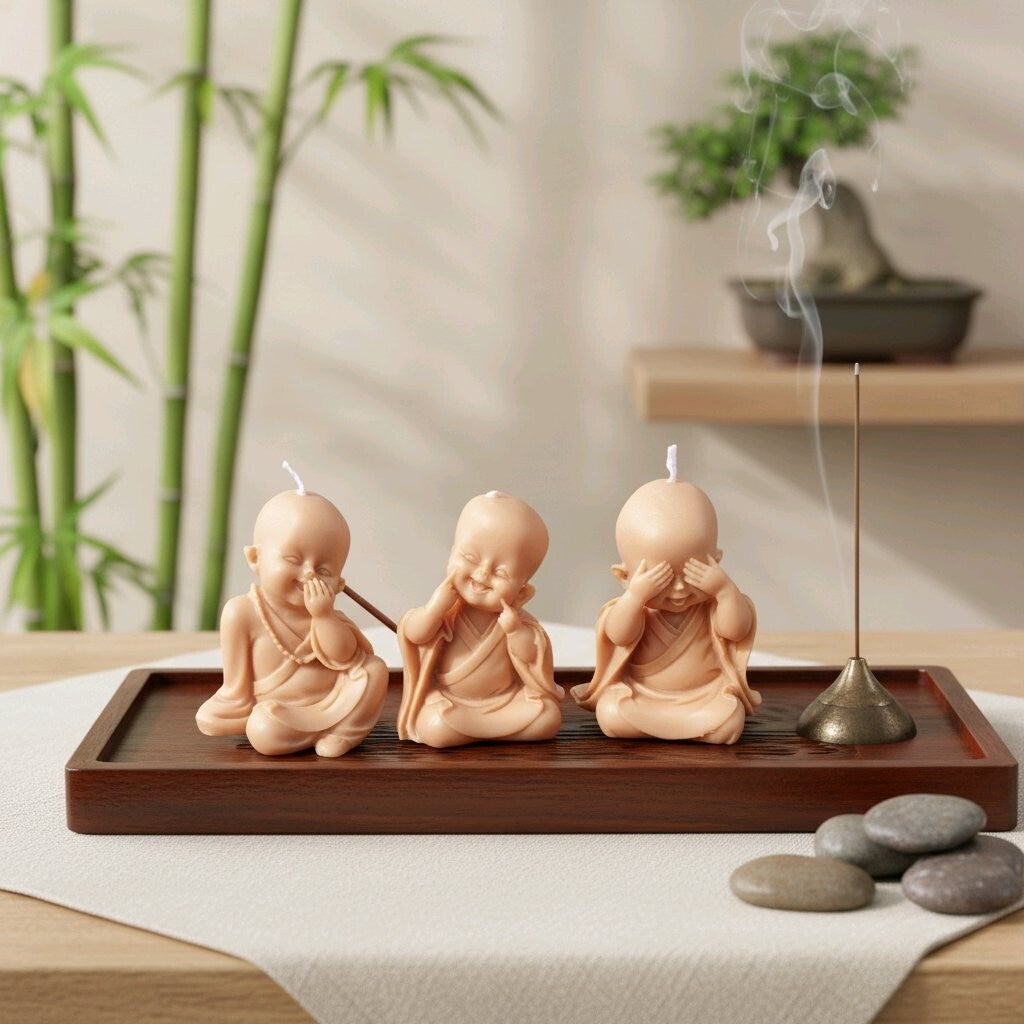 Bougie Décorative Sagesse