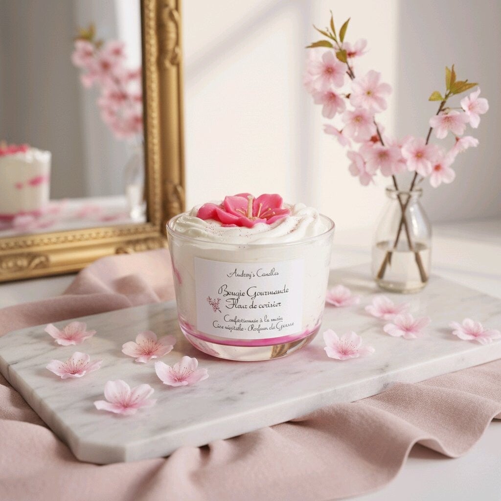 Bougie Chantilly Fleur de cerisier