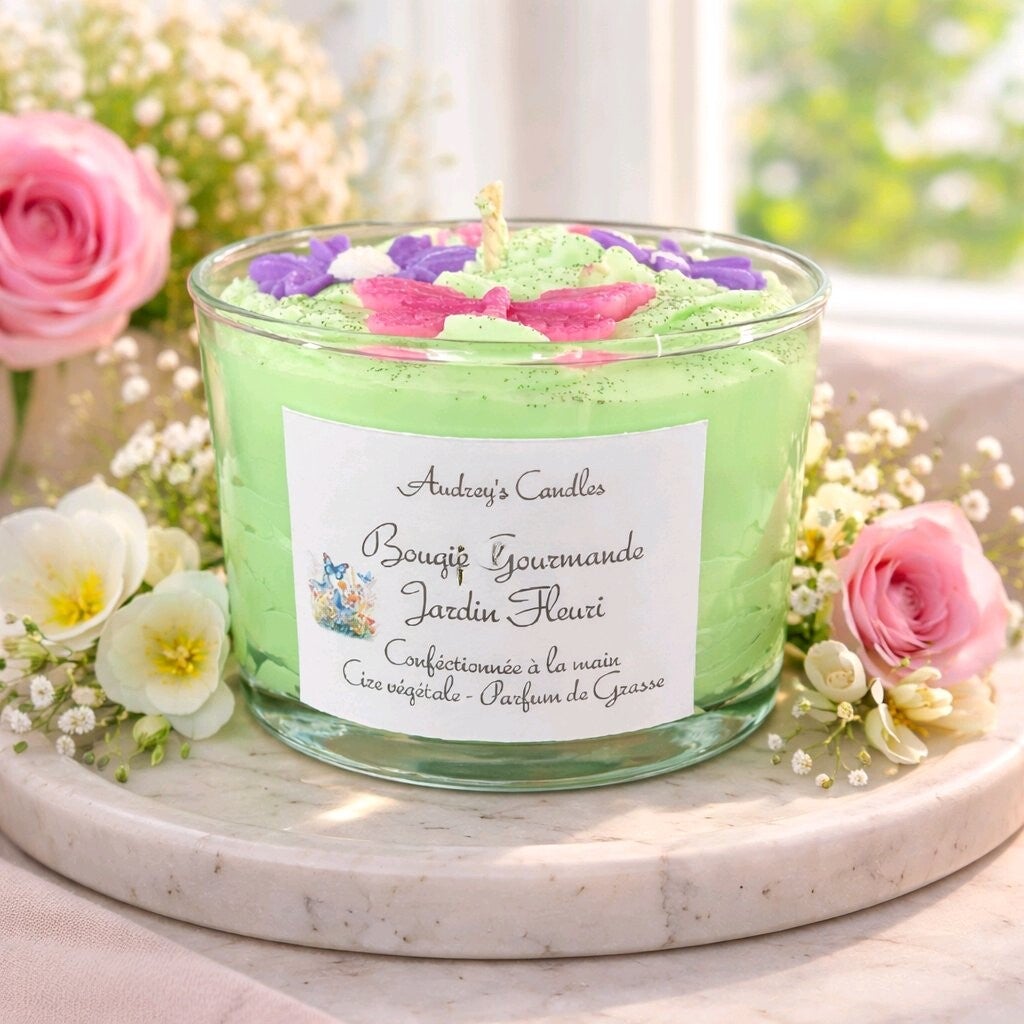 Bougie Chantilly Jardin Fleuri