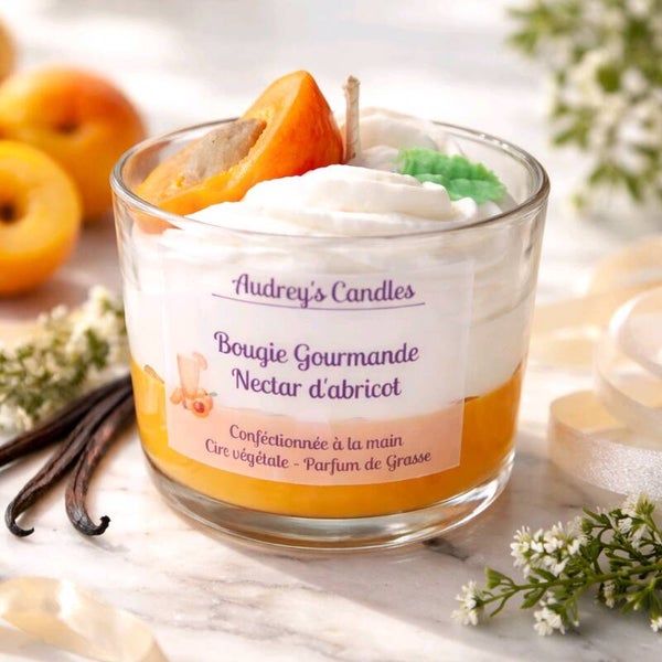 Bougie Gourmande Nectar d'abricot