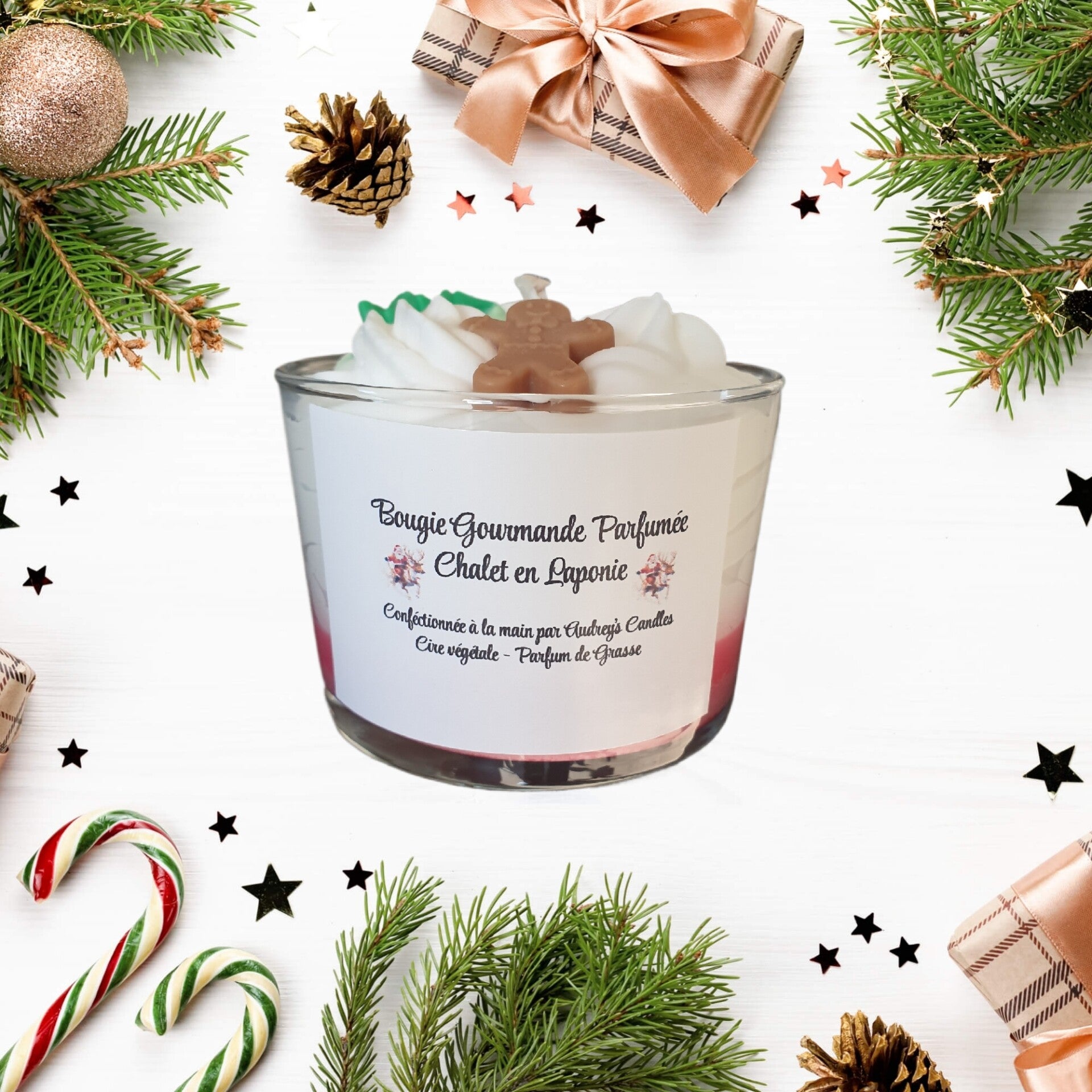 Bougie Gourmande Chalet en Laponie