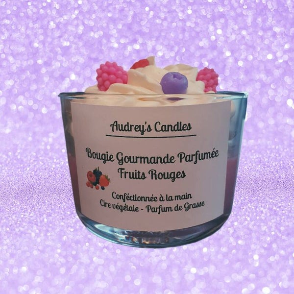 Bougie Gourmande Fruits Rouges