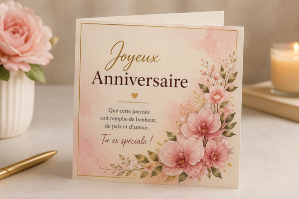 Carte d’anniversaire