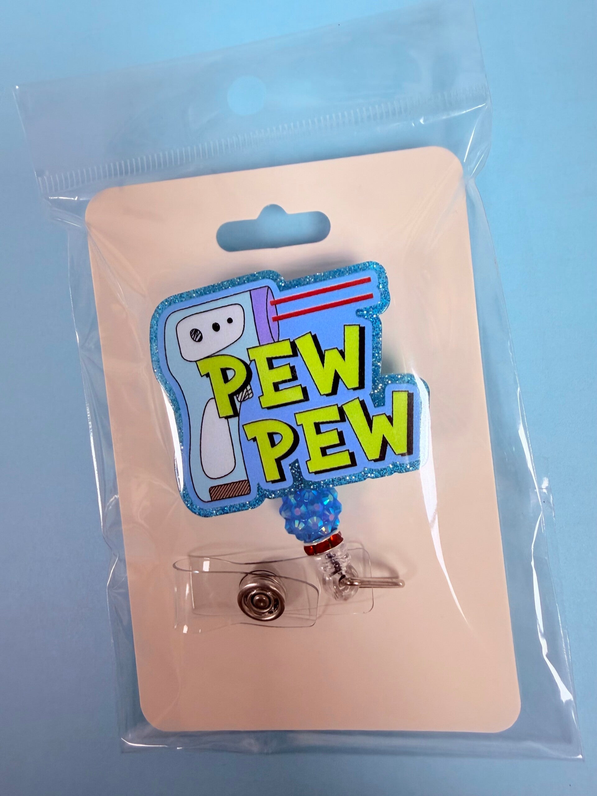 PEW PEW - Badge Reel