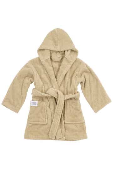 Meyco badstof badjas maat 86/92 Unisex - Sand