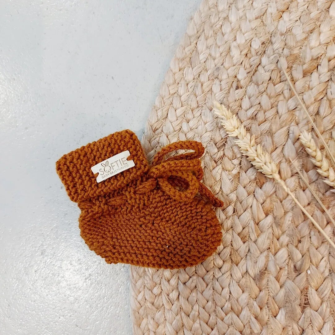 Babyslofjes Merinowol - Bruin