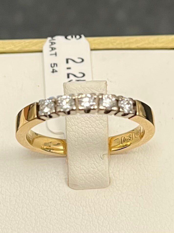 A-S diamant 0.25 ct 14krt goud