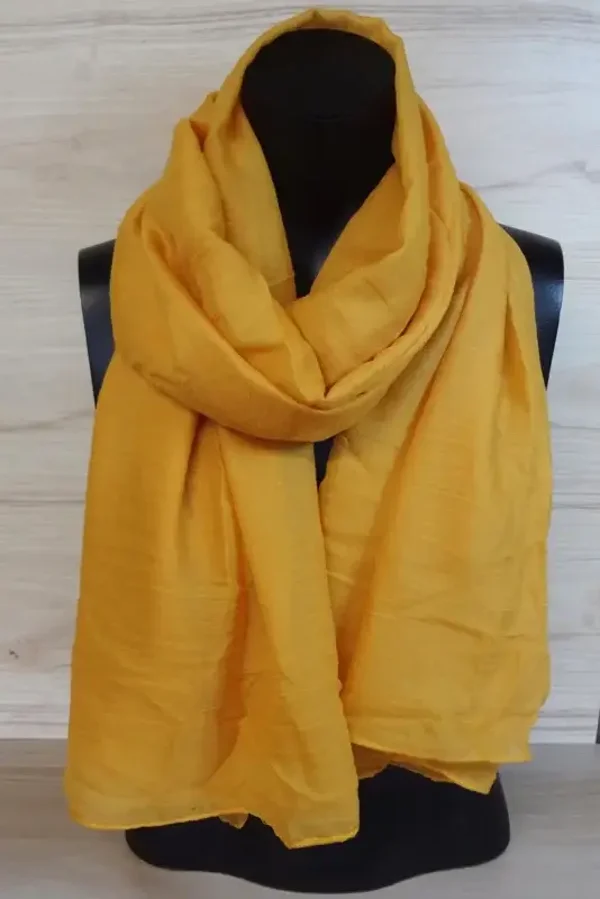 Sjaal okergeel