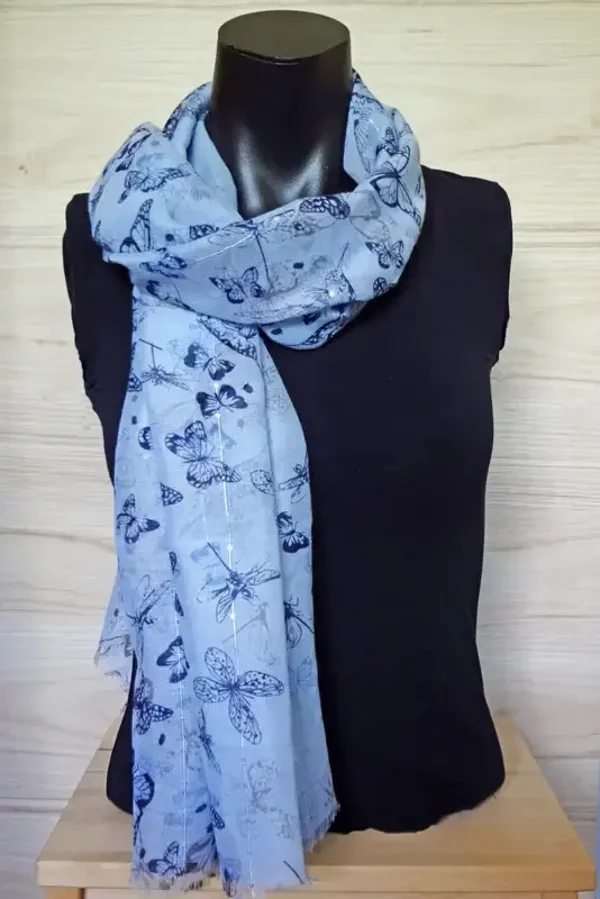 sjaal met vlinders