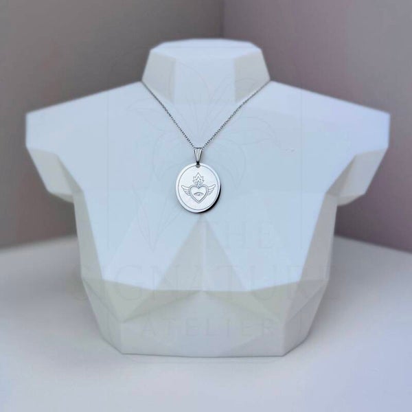 RVS ketting zilver | Heilig hart
