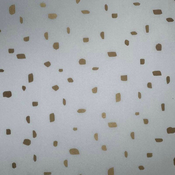 Zijdepapier | 50cm x 70cm | gouden dots