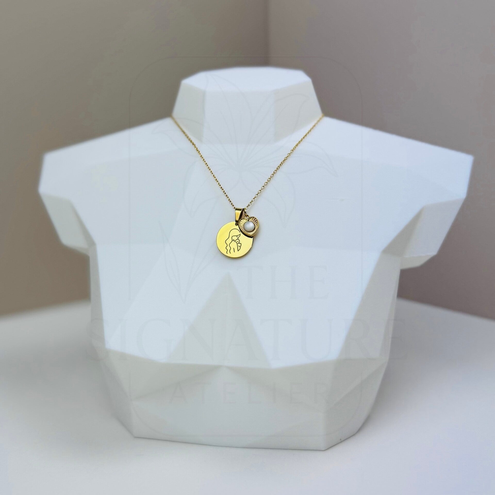 RVS ketting goud | Moeder & Kind