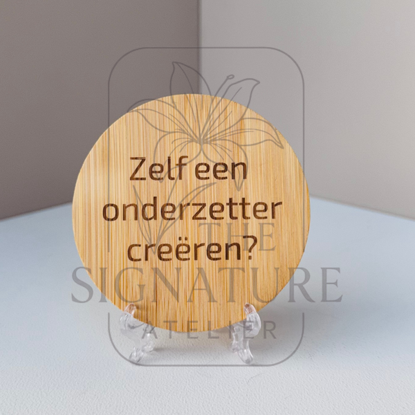 Onderzetters | Quotes | Eigen tekst (1 stuk)